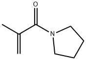 2-Propen-1-one, 2-methyl-1-(1-pyrrolidinyl)- 구조식 이미지