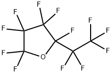 Furan, 2,2,3,3,4,4,5-heptafluorotetrahydro-5-(1,1,2,2,2-pentafluoroethyl)- Structure