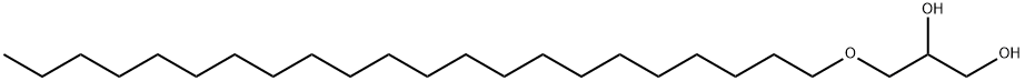 1,2-Propanediol, 3-(docosyloxy)- Structure