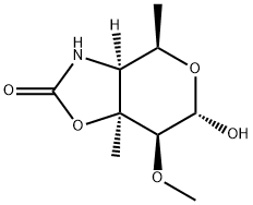 4H-Pyrano[3,4-d]oxazol-2(3H)-one,tetrahydro-6-hydroxy-7-methoxy-4,7a- 구조식 이미지