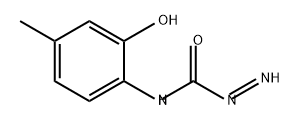 Diazenecarboxamide, (2-hydroxy-4-methylphenyl)- 구조식 이미지