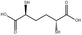 MESO-A-A-DIMERCAPTOADIPIC ACIDFREE ACID Structure