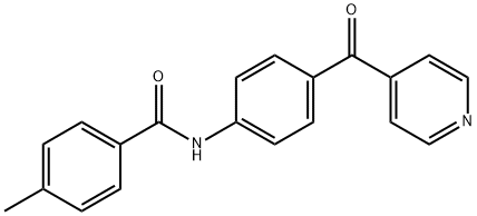 N-(4-Isonicotinoylphenyl)-4-methylbenzamide Structure