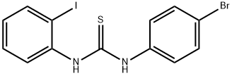 Thiourea, N-(4-bromophenyl)-N'-(2-iodophenyl)- 구조식 이미지