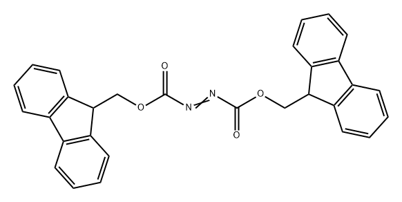 1,2-Diazenedicarboxylic acid, 1,2-bis(9H-fluoren-9-ylmethyl) ester Structure