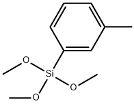 Benzene, 1-methyl-3-(trimethoxysilyl)- Structure
