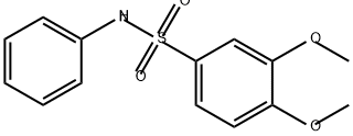 Benzenesulfonamide, 3,4-dimethoxy-N-phenyl- Structure