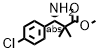 methyl-(3S)-3-amino-3-(4-chlorophenyl)-2,2-dimethylpropanoate Structure