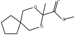 7,9-Dioxaspiro[4.5]decane-8-carboxylic acid, 8-methyl-, methyl ester Structure