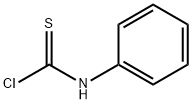 Carbamothioic chloride, N-phenyl- Structure