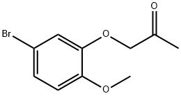 1-(5-Bromo-2-methoxyphenoxy)-2-propanone Structure