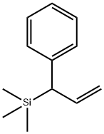 Benzene, [1-(trimethylsilyl)-2-propen-1-yl]- Structure