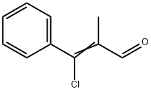 2-Propenal, 3-chloro-2-methyl-3-phenyl- 구조식 이미지