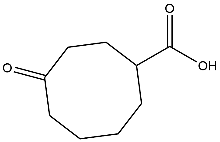 4-oxocyclooctane-1-carboxylic acid Structure