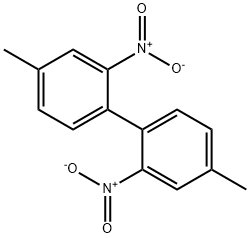 1,1'-Biphenyl, 4,4'-dimethyl-2,2'-dinitro- Structure