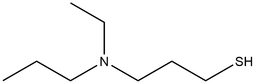 1-Propanethiol, 3-(ethylpropylamino)- Structure