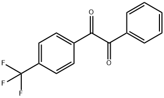 1,2-Ethanedione, 1-phenyl-2-[4-(trifluoromethyl)phenyl]- 구조식 이미지