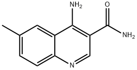 3-Quinolinecarboxamide, 4-amino-6-methyl- Structure