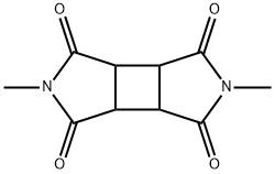 Cyclobuta[1,2-c:3,4-c']dipyrrole-1,3,4,6(2H,5H)-tetrone, tetrahydro-2,5-dimethyl- 구조식 이미지