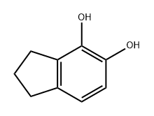 1H-Indene-4,5-diol, 2,3-dihydro- Structure