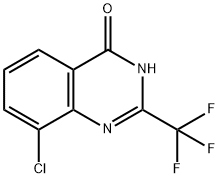 8-Chloro-2-(trifluoromethyl)quinazolin-4(3H)-one Structure