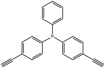 Benzenamine, 4-ethynyl-N-(4-ethynylphenyl)-N-phenyl- Structure