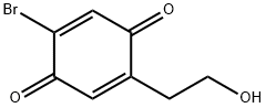 2,5-Cyclohexadiene-1,4-dione, 2-bromo-5-(2-hydroxyethyl)- Structure