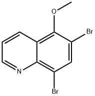 6,8-dibromo-5-methoxyquinoline Structure