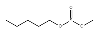 Sulfurous acid, methyl pentyl ester Structure