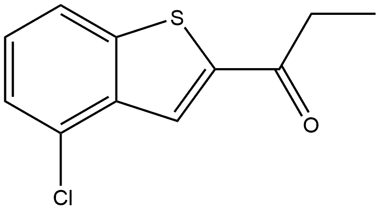 1-(4-Chlorobenzo[b]thien-2-yl)-1-propanone Structure