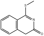 1-(Methylthio)isoquinolin-3(4H)-one Structure