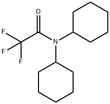 Acetamide, N,N-dicyclohexyl-2,2,2-trifluoro- Structure