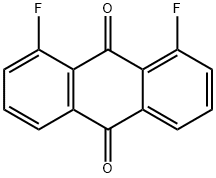 9,10-Anthracenedione, 1,8-difluoro- Structure