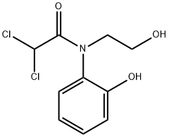 Acetamide, 2,2-dichloro-N-(2-hydroxyethyl)-N-(2-hydroxyphenyl)- 구조식 이미지