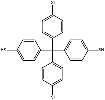 Benzenethiol, 4,4',4'',4'''-methanetetrayltetrakis- (9CI) Structure