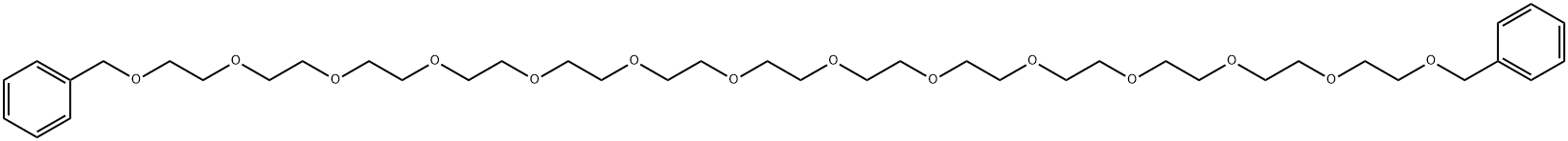 2,5,8,11,14,17,20,23,26,29,32,35,38,41-Tetradecaoxadotetracontane, 1,42-diphenyl- Structure