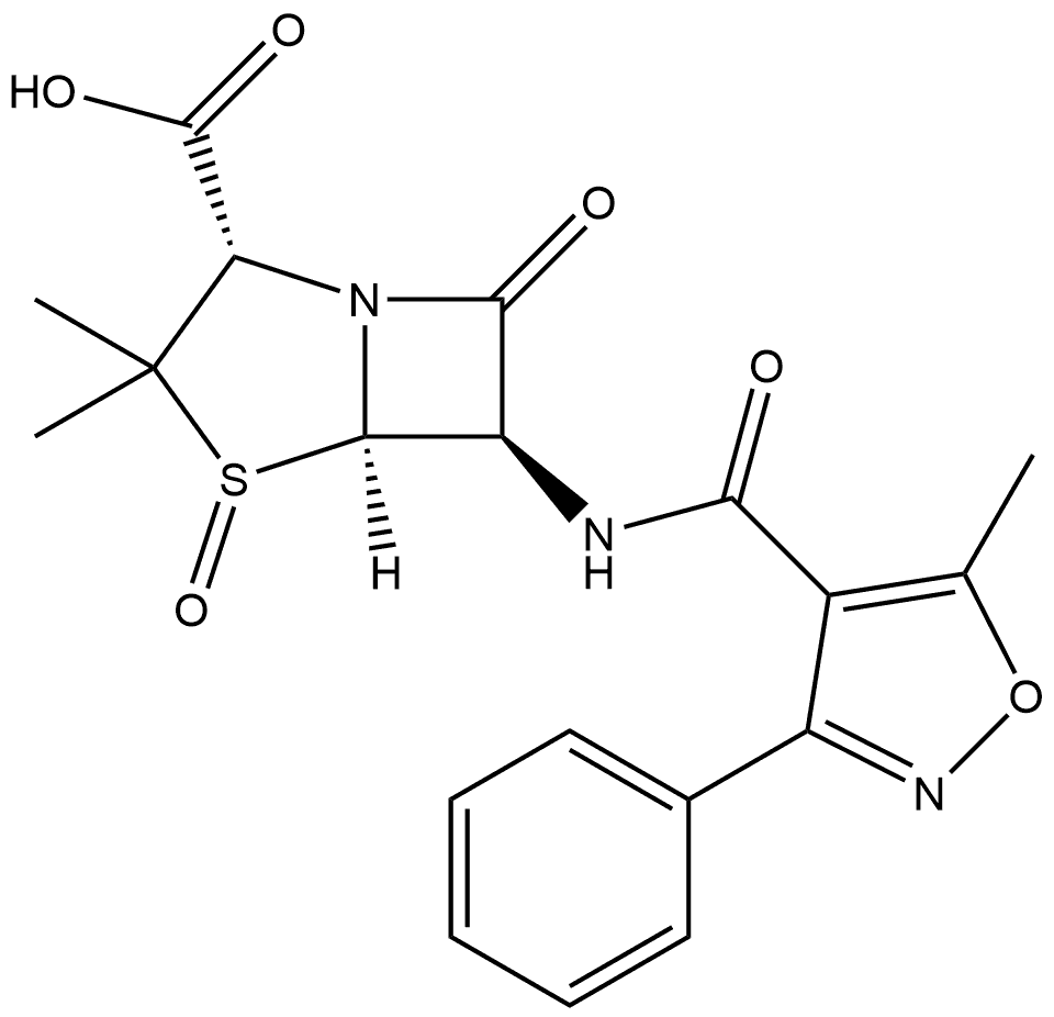 Oxacillin Impurity 1 Structure