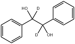 1,2-Ethane-1,2-d2-diol, 1,2-diphenyl- Structure