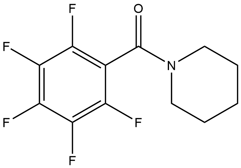 piperidin-1-yl(pentafluorophenyl)methanone Structure