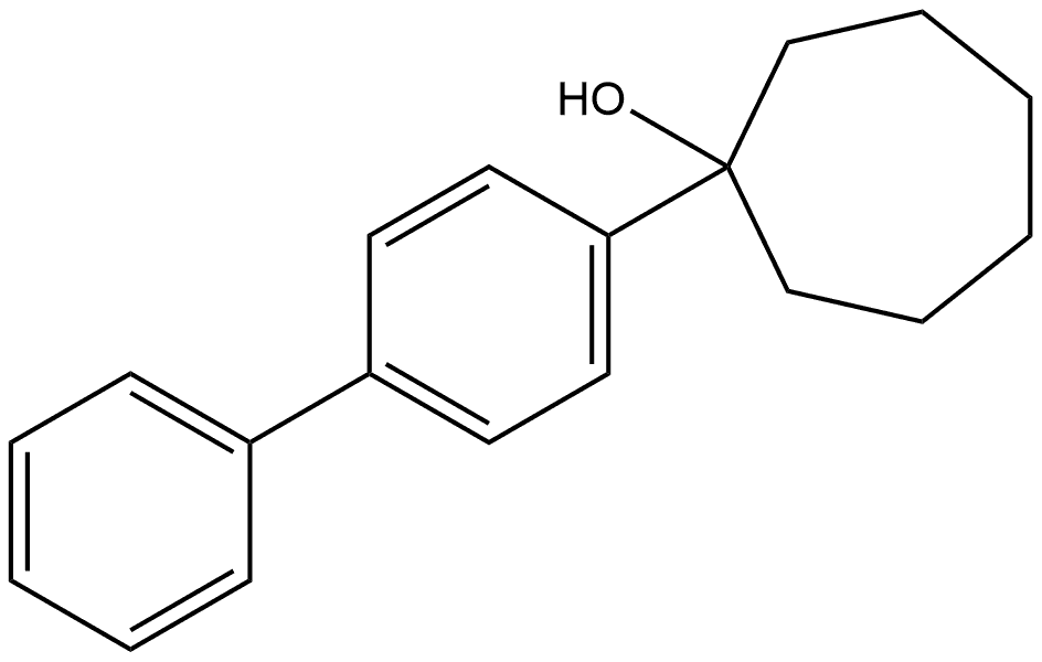 1-[1,1'-Biphenyl]-4-ylcycloheptanol Structure