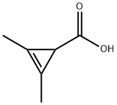 2-Cyclopropene-1-carboxylic acid, 2,3-dimethyl- Structure
