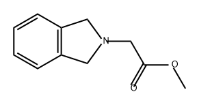 2H-Isoindole-2-acetic acid, 1,3-dihydro-, methyl ester Structure