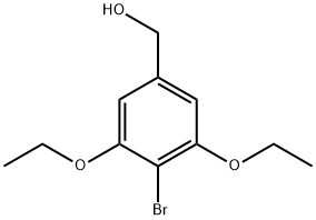 Benzenemethanol, 4-bromo-3,5-diethoxy- Structure