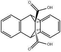 9,10-Ethanoanthracene-11,12-dicarboxylic acid, 9,10-dihydro-, (11R,12R)-rel- Structure