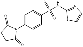 4-(2,5-Dioxopyrrolidin-1-yl)-N-(thiazol-2-yl)benzenesulfonamide Structure