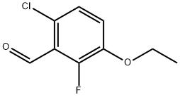 6-Chloro-3-ethoxy-2-fluorobenzaldehyde Structure