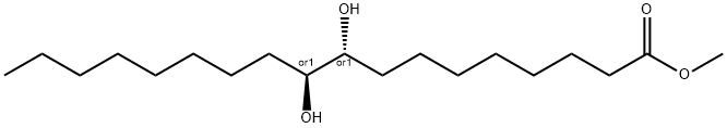 Methyl erythro-9,10-Dihydroxyoctadecanoate Structure