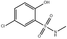 Benzenesulfonamide, 5-chloro-2-hydroxy-N-methyl- Structure