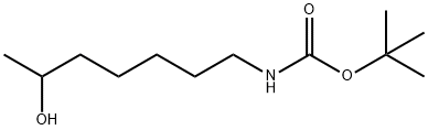 Carbamic acid, (6-hydroxyheptyl)-, 1,1-dimethylethyl ester (9CI) 구조식 이미지