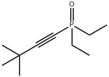 디아에틸-3,3-디메틸-부티닐-포스피녹시드 구조식 이미지